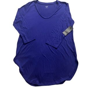 NWT ANA Long sleeve top